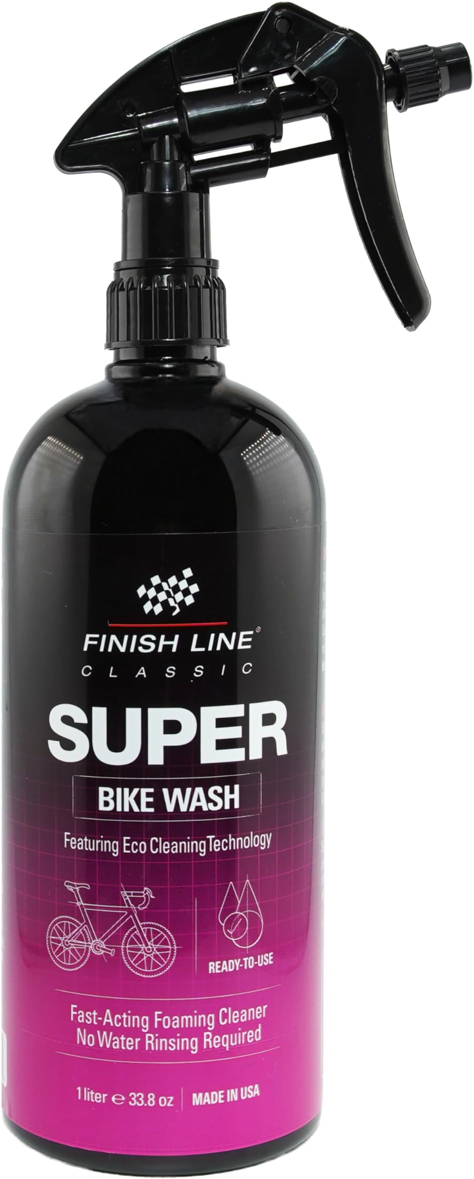 Super Bike Wash – Professional Biodegradable Bicycle Cleaner with Advanced Cleaning Agents and Rust Inhibitors – Safe on All Components