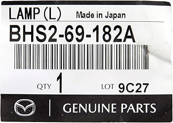 Amazon.com: Genuine Mazda Parts - Lamp(L),Side Turn (BHS2-69-182A