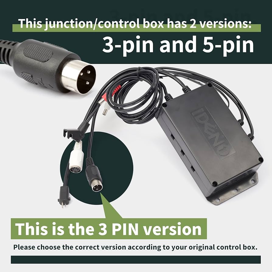Amazon.com: ALLCSM Fit for IDENO 3 Pin 6 Wire Junction Box/Control