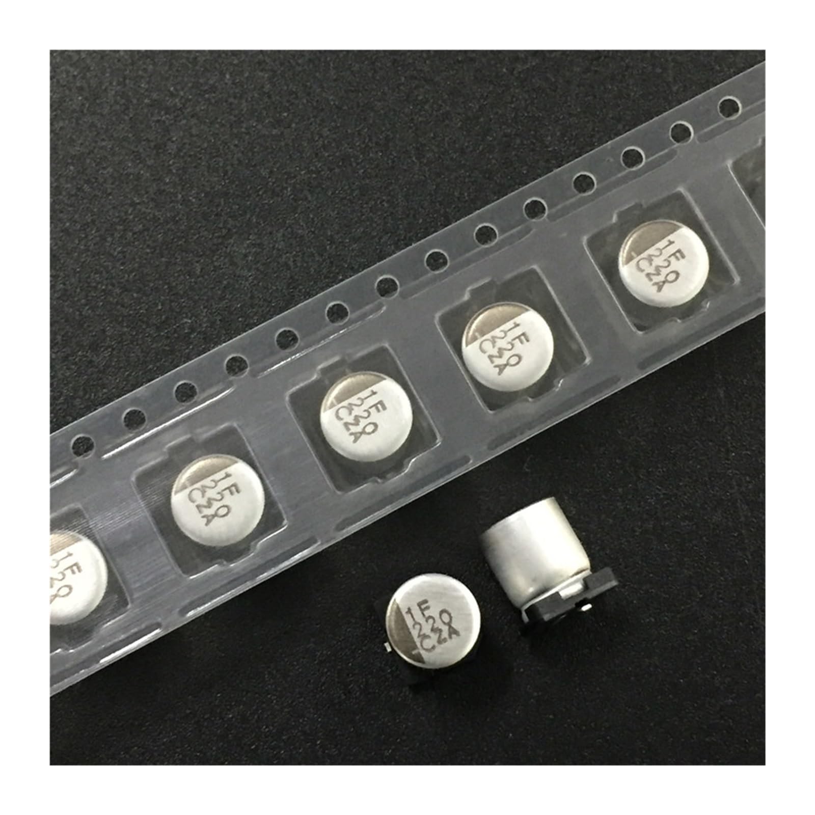 Condensateur 22uF 25V SMD CMS 5x5.8mm faible impédance pour circuit imprimé x10