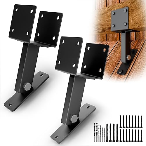 Heavy Duty Metal Brackets for Gazebo Roof Posts - Adjustable