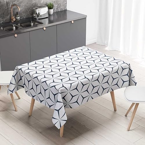 Vista 15 de Mantel de textura de mármol Redondo para mesa de 4 sillas, rectangular para fiestas de Navidad, 30 x 30 pulgadas