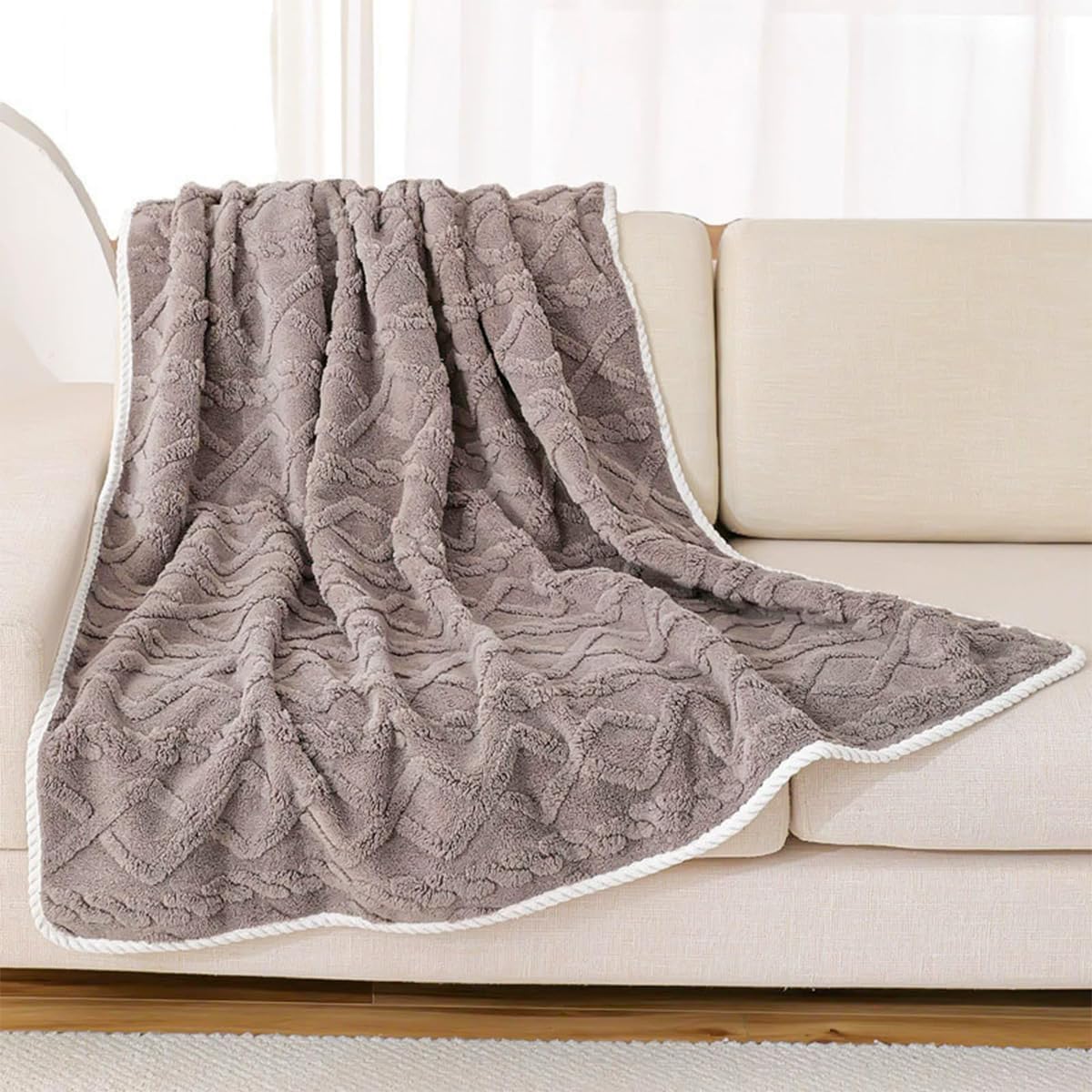 Paquete de 3 mantas para perros pequeños y medianos, manta impermeable para mascotas, protector de muebles para sofá, cama y asiento de coche, tapete cálido para cachorros y gatitos (gris