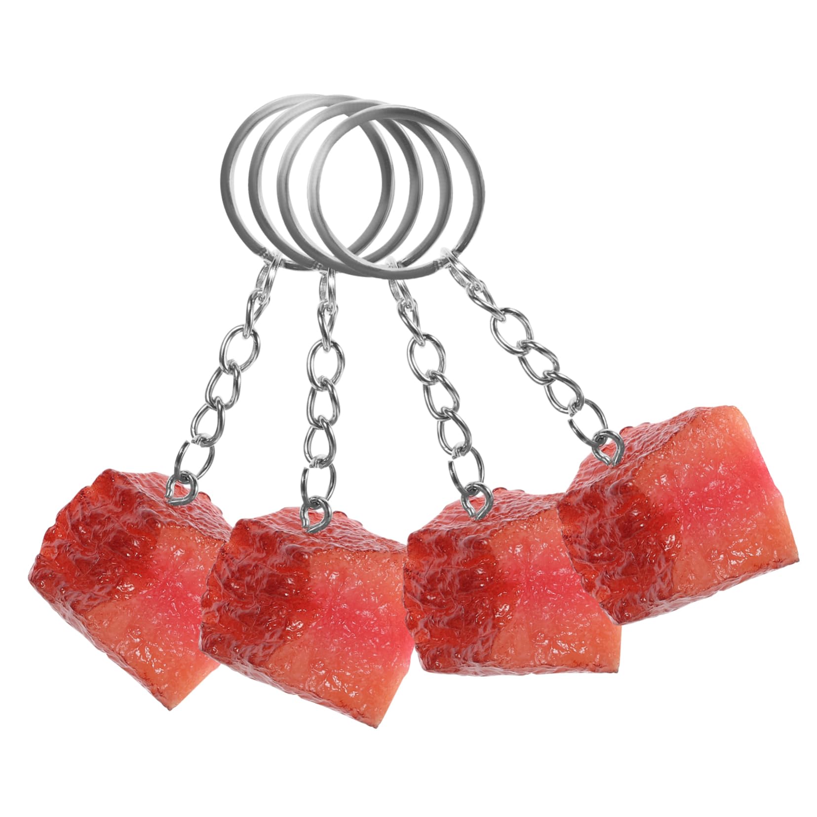Porte-clés De Modèle Alimentaire En PVC, Imitation De Morceaux De Bœuf, De Viande De Cou, Ornements De Jouets Pour Enfants, Accessoires Photo, Pour Pendentif De Sac