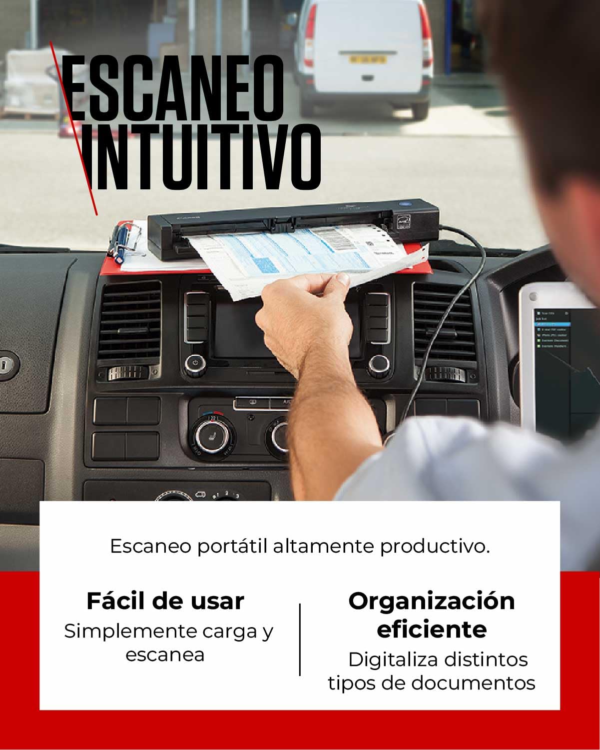 Canon imageFORMULA P-208II Escáner Portátil Doble Cara USB Alimentador 10 Hojas
