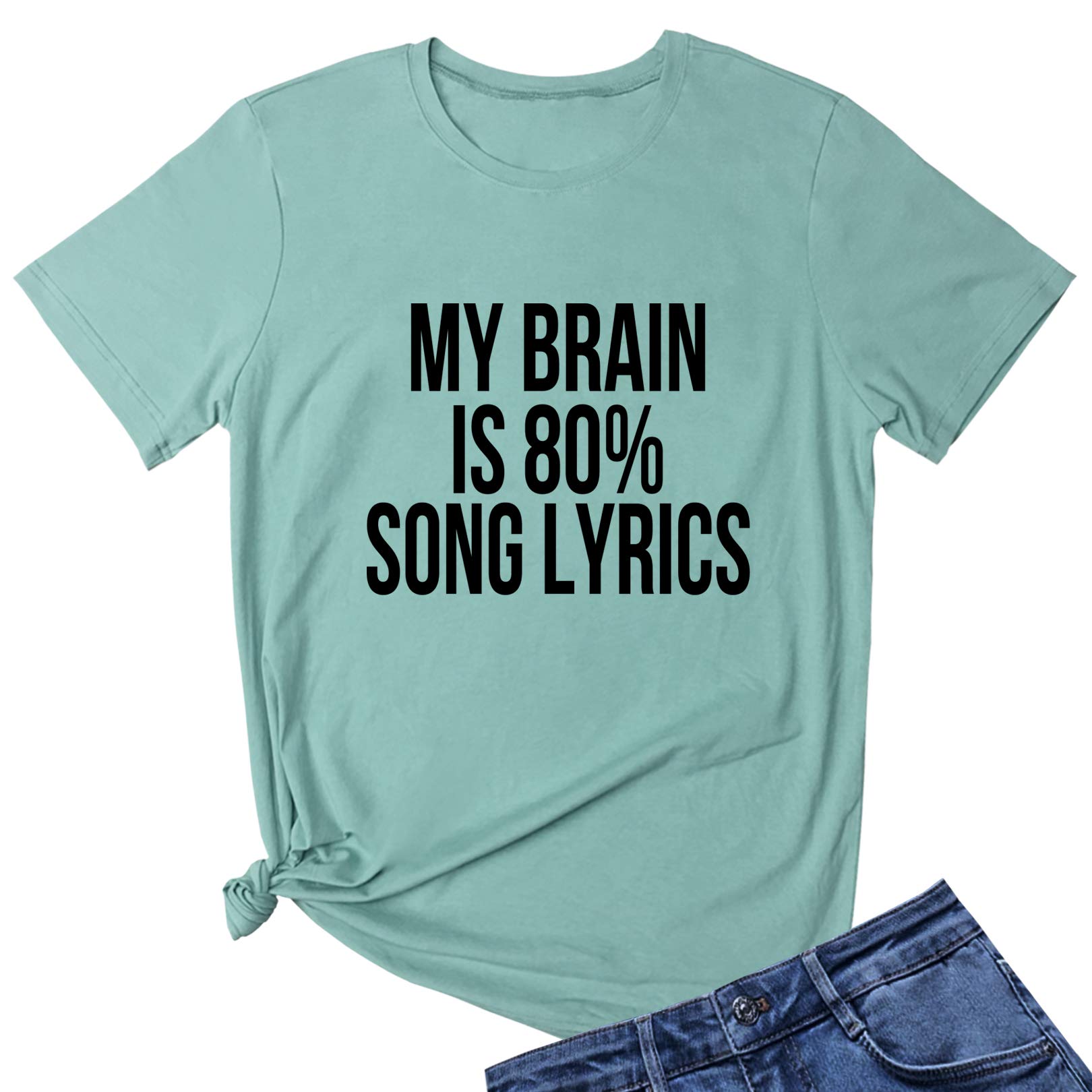 LOOKFACE Women Cute T Shirt Junior Tops Teen Girls Graphic Tees