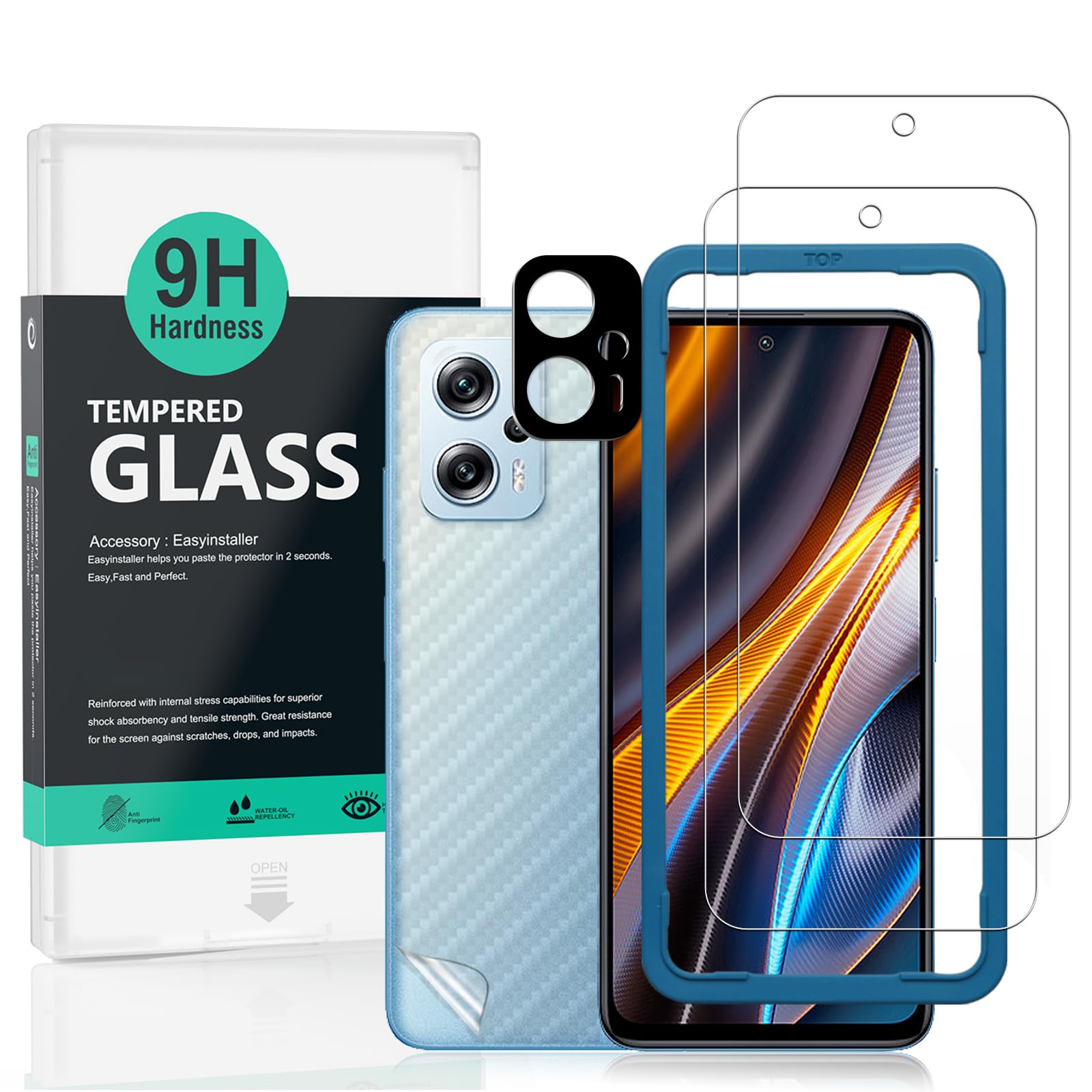 Amazon | Ibywind 対応 Xiaomi Poco X4 GT 5G ガラスフィルム 2 枚保護