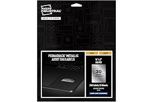 Avery Perforated Metallic Asset Tag Labels for Laser Printing