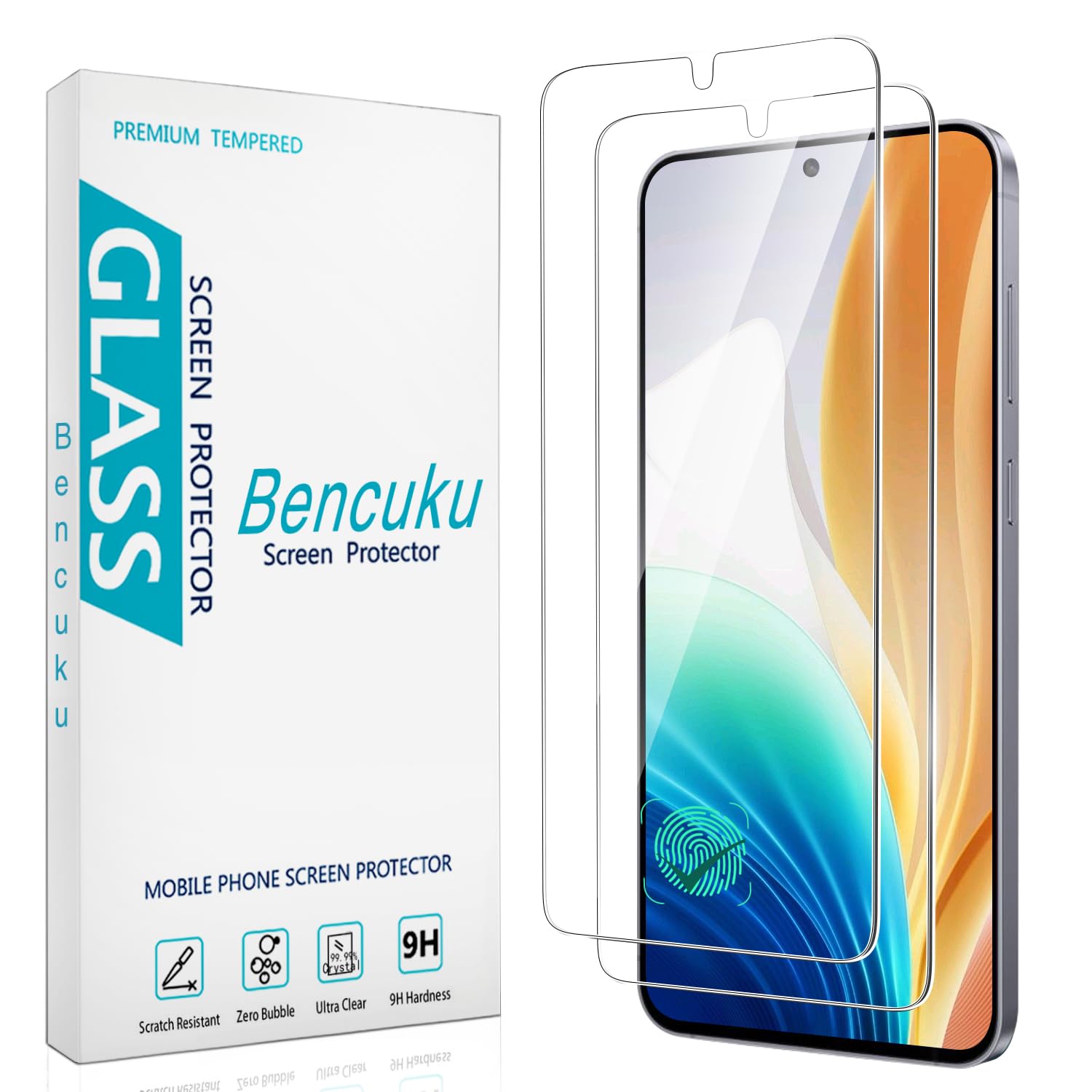 Photo 1 of Bencuku 2-Pack Screen Protector for Samsung Galaxy S26