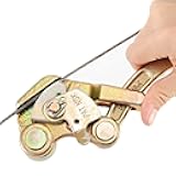 MUKLEI 1 Ton 2204 Lbs Cable Grip, High Strength Wire Grippers Rope Jaw Puller, Steel Cable Pulling Tool for Wire Rope, Cable Size Range 1/10 Inch to 2/3 Inch