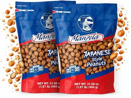 Amazon.com: Manzela Japanese Style Coating Peanuts | Crunchy with