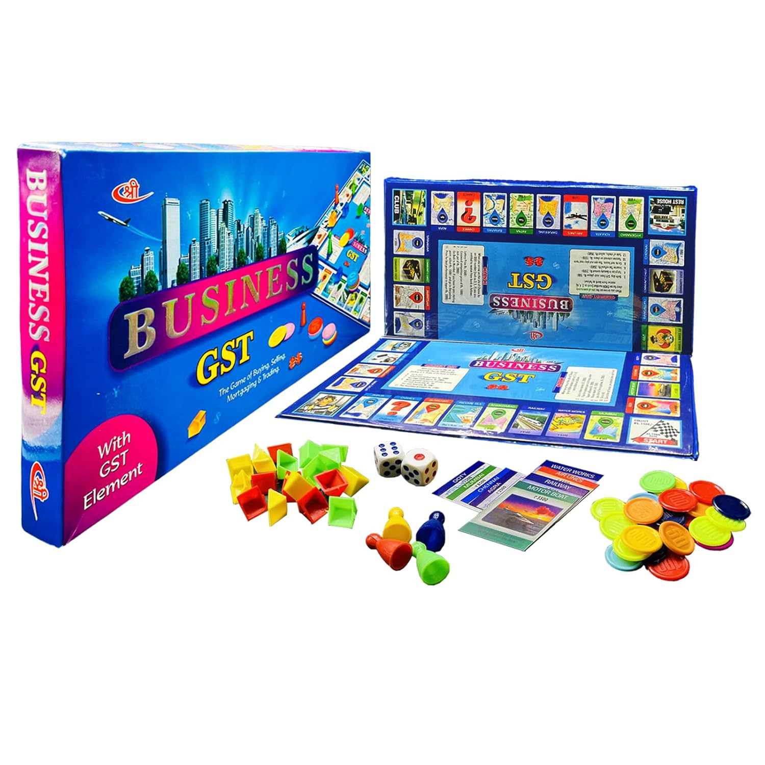 STAZIE | Fun Filled Business Board Game with Coins | Learn Trading, Buying & Selling | Educational Family Game for Kids & Adults | Classic Strategy Indoor Game