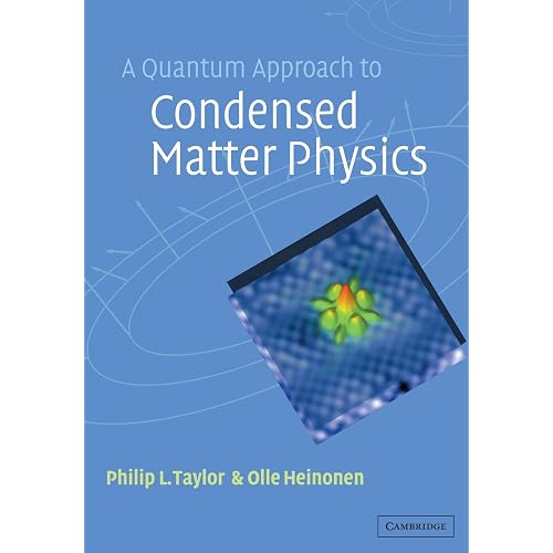 Condensed Matter Physics Amazoncom - 
