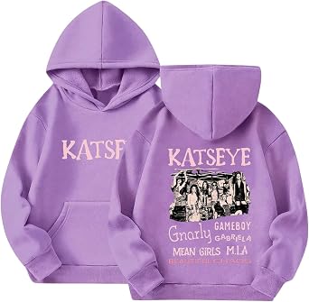 BDNXTV Katseye Hoodie Katseye Merch Graphic Sweatshirts Unisex Long Sleeve Hoodies