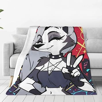 Hell-Uva Loona Throw Blanket Couch Bed Sofa Soft Lightweight Warm Cozy Flannel Fleece Bed Blanket for Kids Adults Gift Multiple 40"X30"