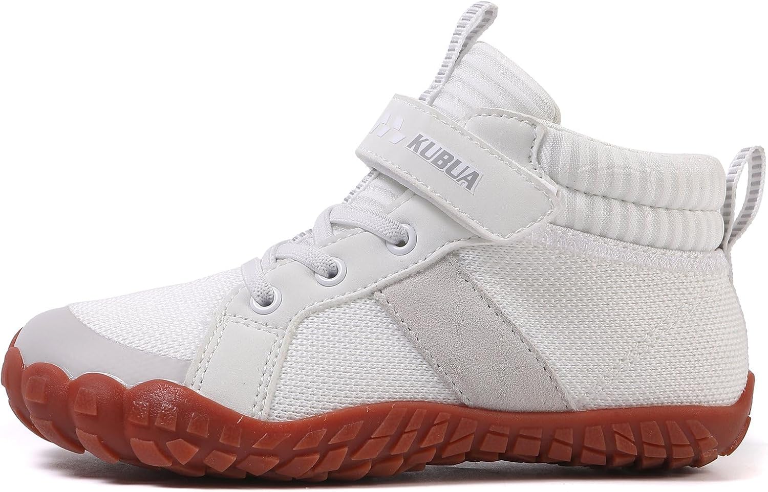 KUBUA Kids High Top Barefoot Shoes Boys Girls Minimalist Sneakers Lightweight Comfort Zero Drop Shoes Little Big Kid
