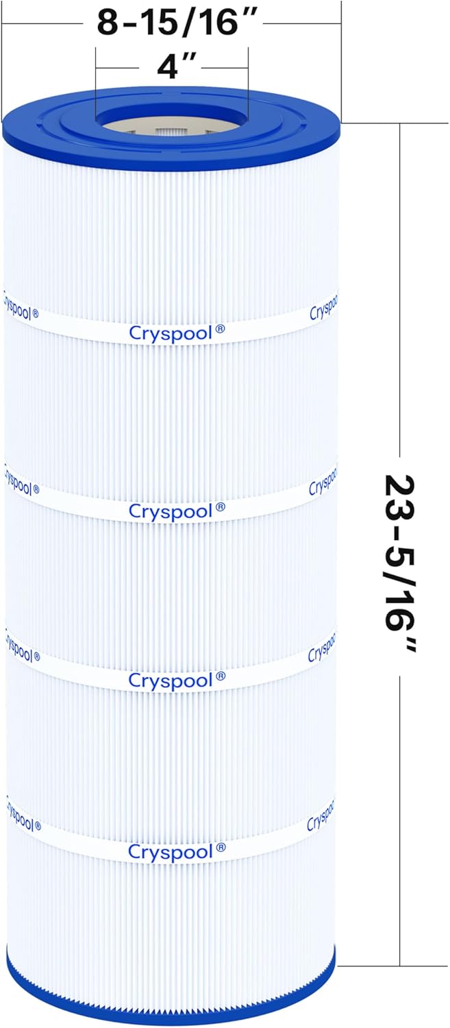 Cryspool® 08051 Filter Compatible with XStream CC1750, CCX1750RE, PXST175, C-8317, FC-1301, 175 Sq. Ft Pool Filter Cartridge, 1 Pack