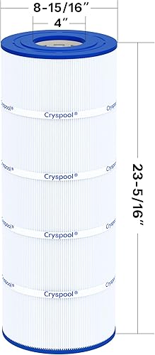 Miniatura 4 de Cryspool® 08053 Filtro compatible con Jandy CS100, R0462200, PJANCS100, C-8410, FC-0821, cartucho de filtro de piscina de 100 pies cuadrados, 1