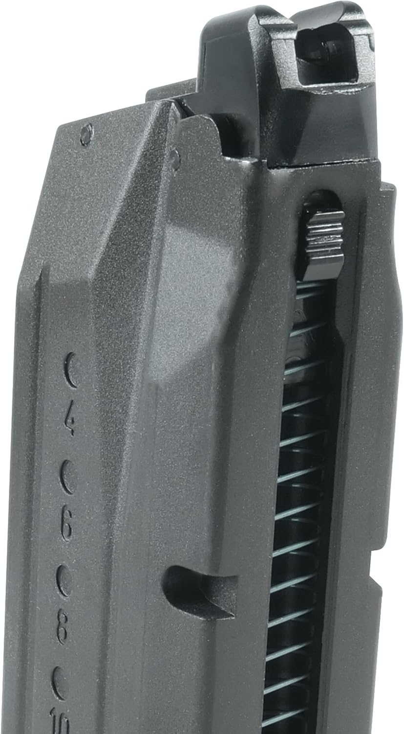 Umarex Smith & Wesson M&P 9 GBB 6mm BB Pistol Airsoft Gun Magazine,Black