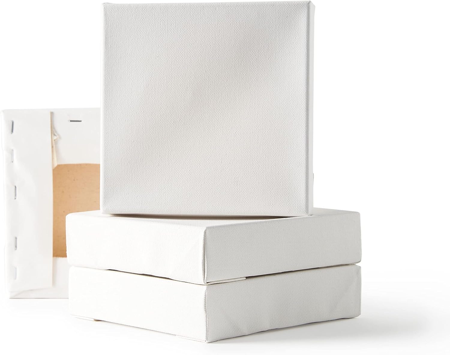 Artist's Loft 4 Count 6" x 6" Level 1 Deco Canvas - Archival, Acid Free Cotton Canvas for Paint, Acrylic, & Oils - 1 Pack