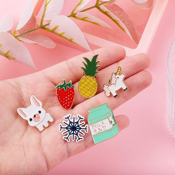 30 Pcs Cute Small Enamel Backpack Pins