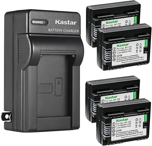 Miniatura 9 de Kastar Cargador de batería de pared BP-709 AC para Canon VIXIA HF M50 HFM50, VIXIA HF M52 HFM52, VIXIA HF M500 HFM500, VIXIA HF R30 HFR30, VIXIA HF