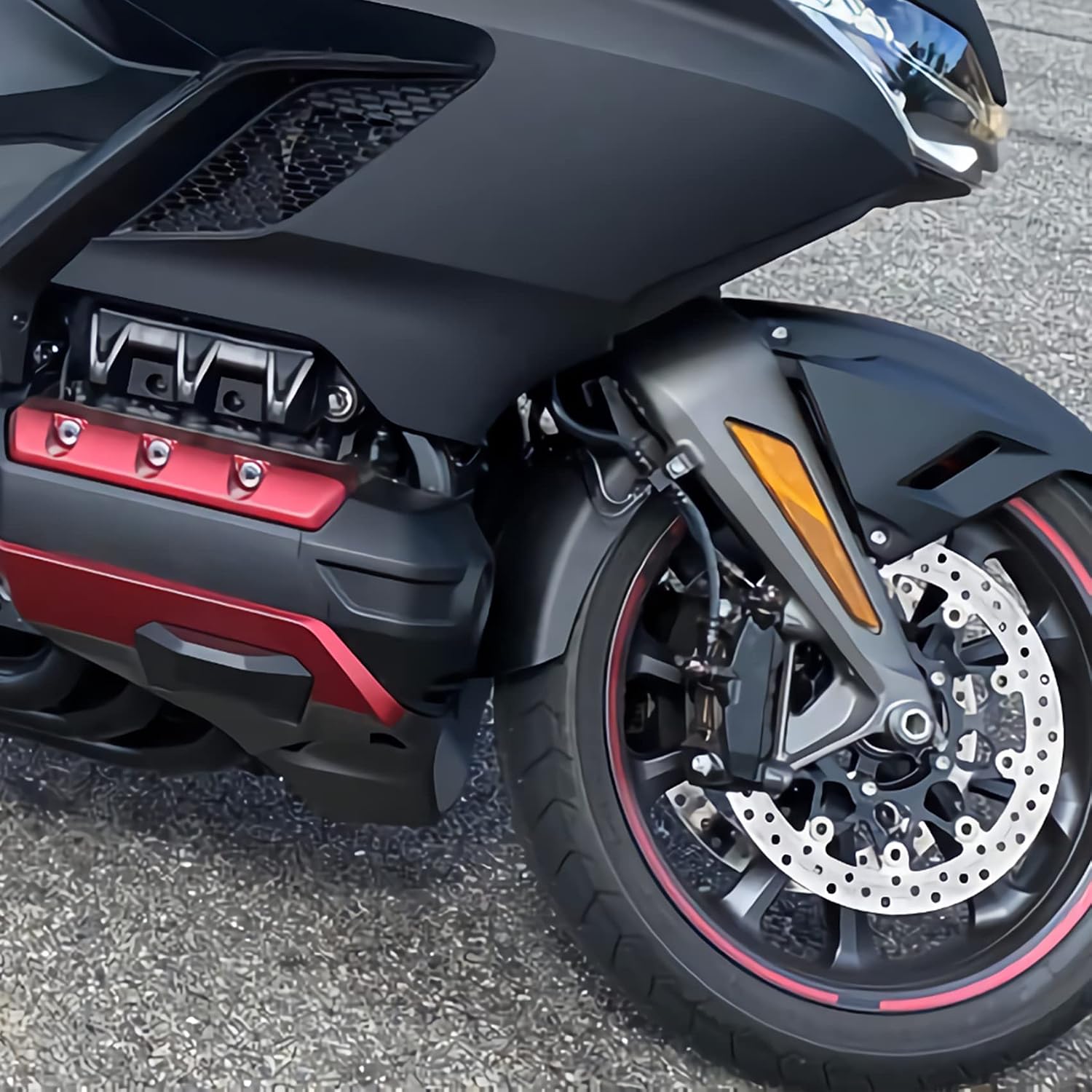 TCMT Front Fender Extender Mudguard Extension Fit For Honda Goldwing GL1800 2018-2025