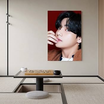 Amazon.co.jp: BTS V ポスターV 壁画 リビングルームの装飾 ウォール
