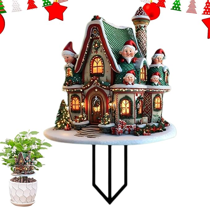 Christmas Yard Signs with Stakes, Garden Stakes, Decorative Christmas