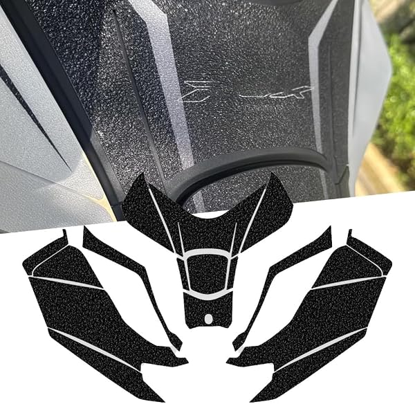 For PCX160 pcx150 pcx125 2025 用 ステッカー修正 マット 滑り止め オイルタンクステッカー 保護アーマーフィルム 修正 PCX 2025 バイクアクセサリー (c) [並行輸入品] - 4