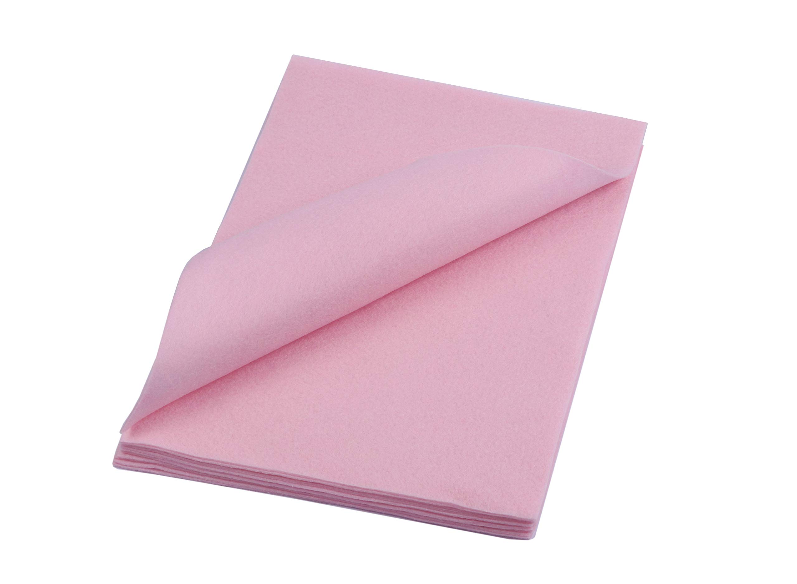 Feuilles de feutre souple YYCRAFT rose clair 23x30 cm pour loisirs créatifs