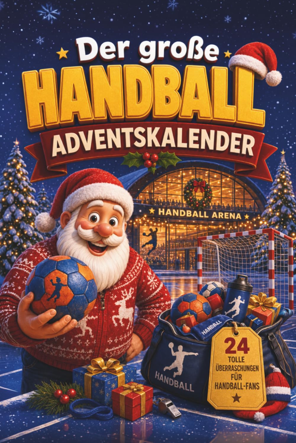 Der große Handball Adventskalender: 24 winterliche Türchen für Handball-Fans – Geschichten, Wissen & Rätsel