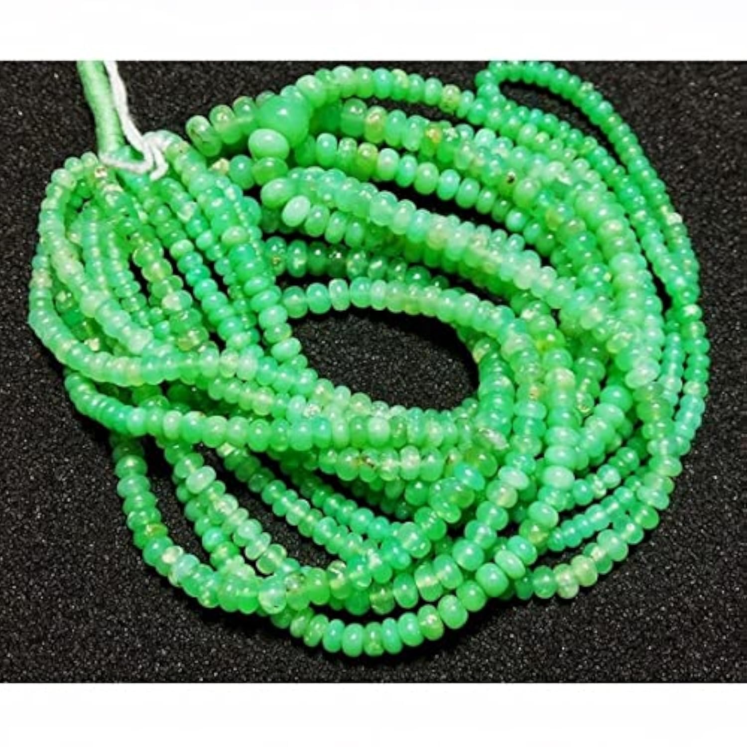 Chrysoprase rondelle beads 4mm-6mm pour réparer et enfiler vos bijoux