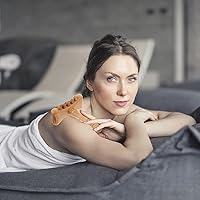 Vista 9 de Beech Guasha Stick for Body Scraping Massage Portable Multi-Functional Massager for Shoulder Neck Back Relief Enhances and Skin Absorption for Adults