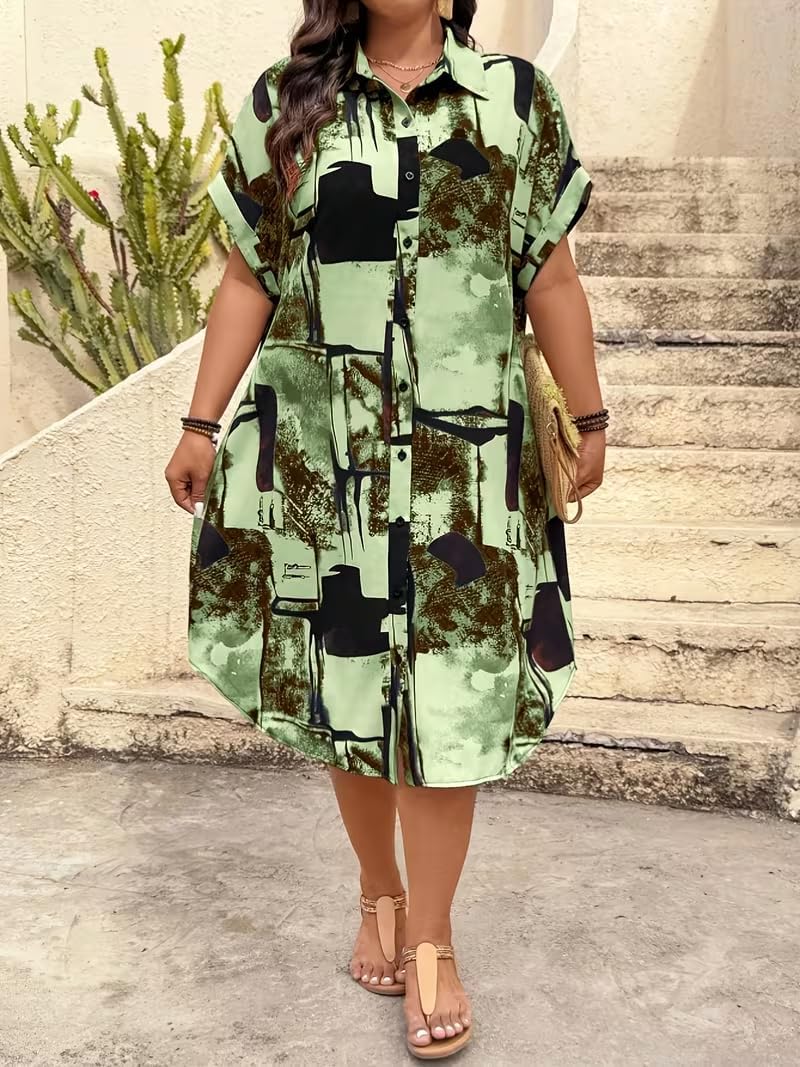 Women's Casual Plus Size V Neck Bodycon Dress Floral Boho Summer Wedding Guest Dresses 2026
