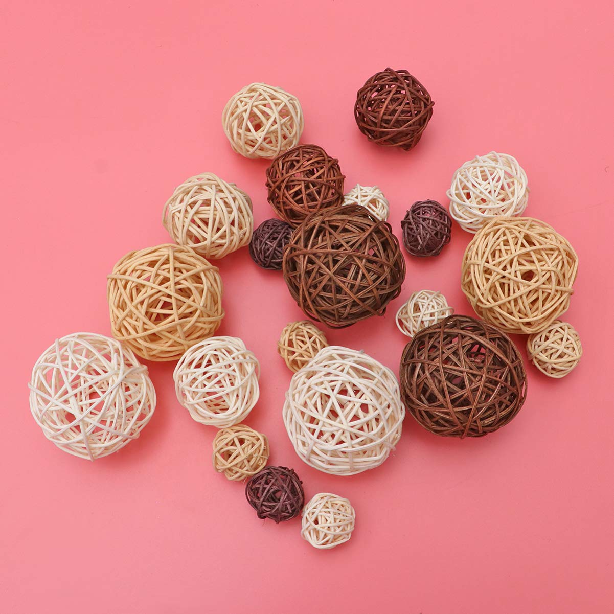 Amazon.co.jp: 装飾ボール ラタンボール つるボール ホームルームの