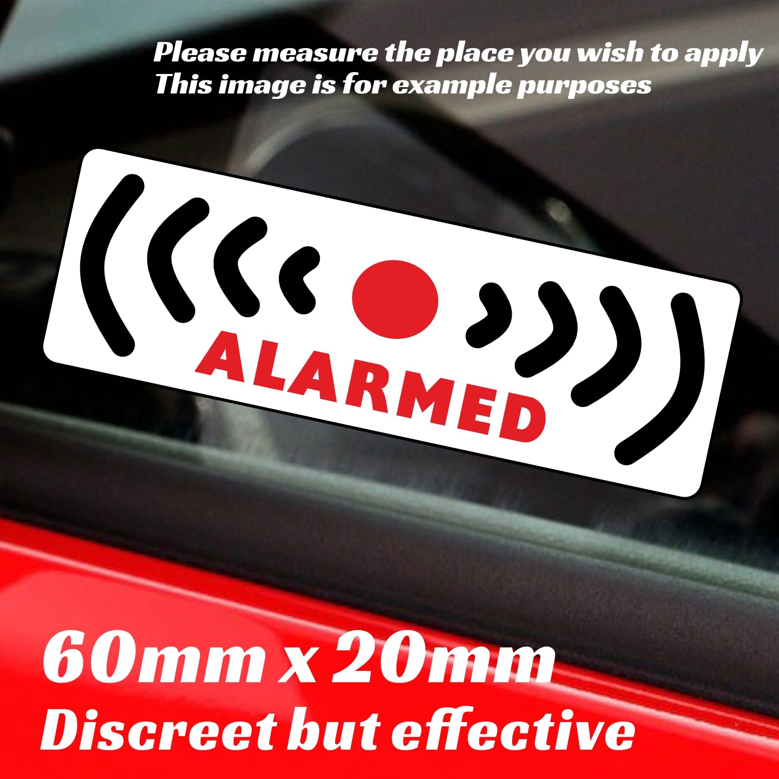 Adesivi Finestra Per Veicoli Platinum Place 5 X Stickers In Car Camera ...