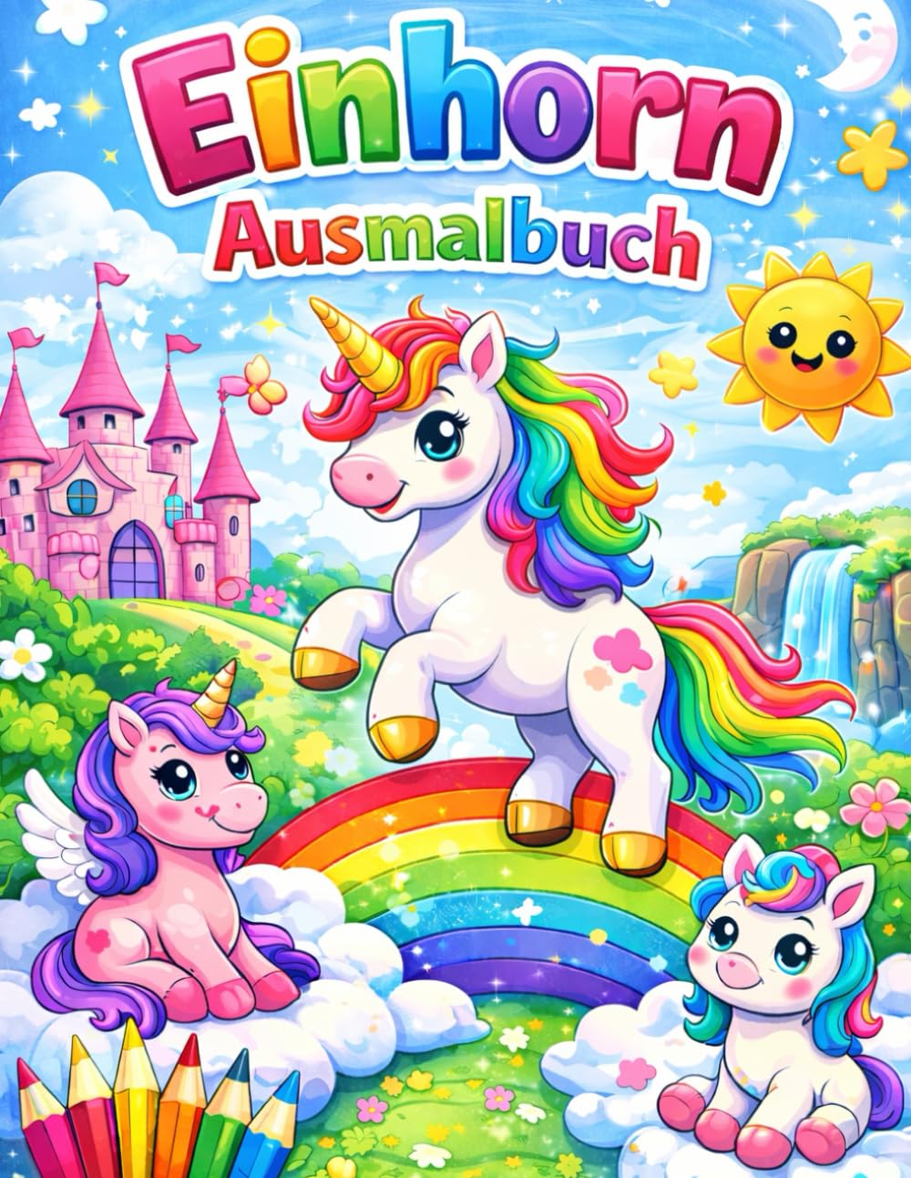 Einhorn Ausmalbuch