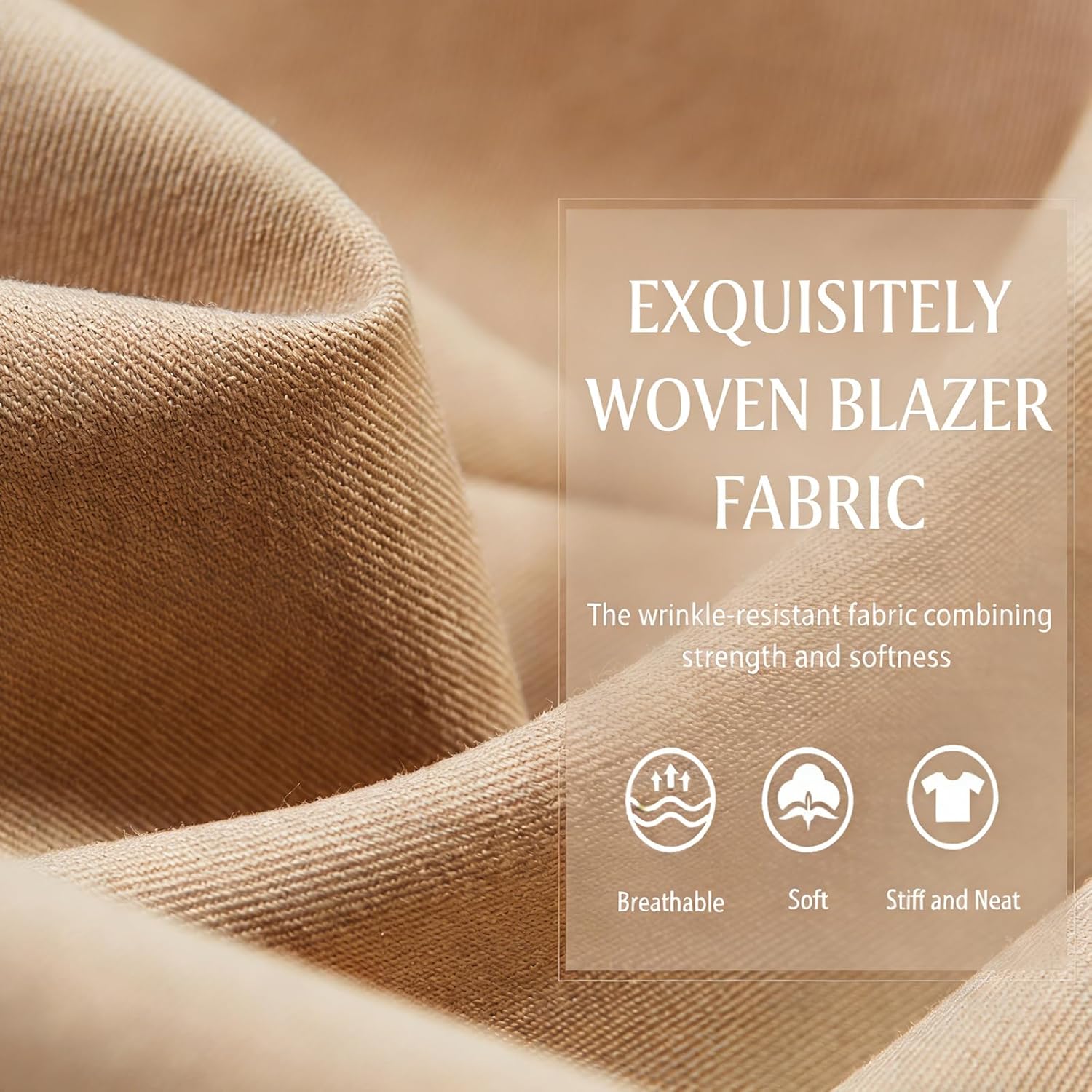 Blazers for Women Long Sleeve Office Jacket Single Button Blazer Dressy Business Casual Work Suit Coat Fall Jackets - Image 4