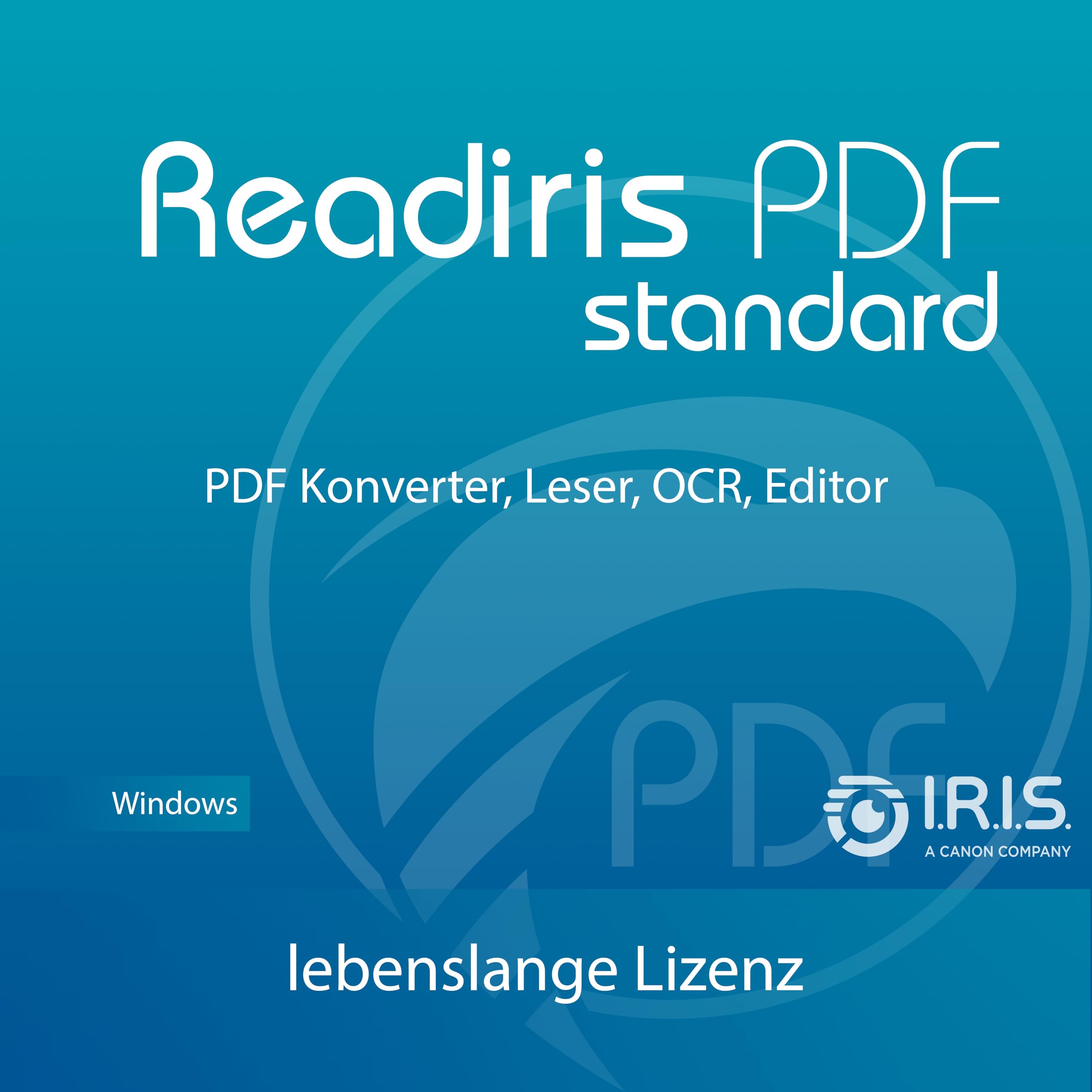 Readiris PDF Standard PDF-Software für Windows 11 mit Dauerlizenz, PDFs bearbeiten, konvertieren, kommentieren und schützen, ideal für Büros und Home Offices