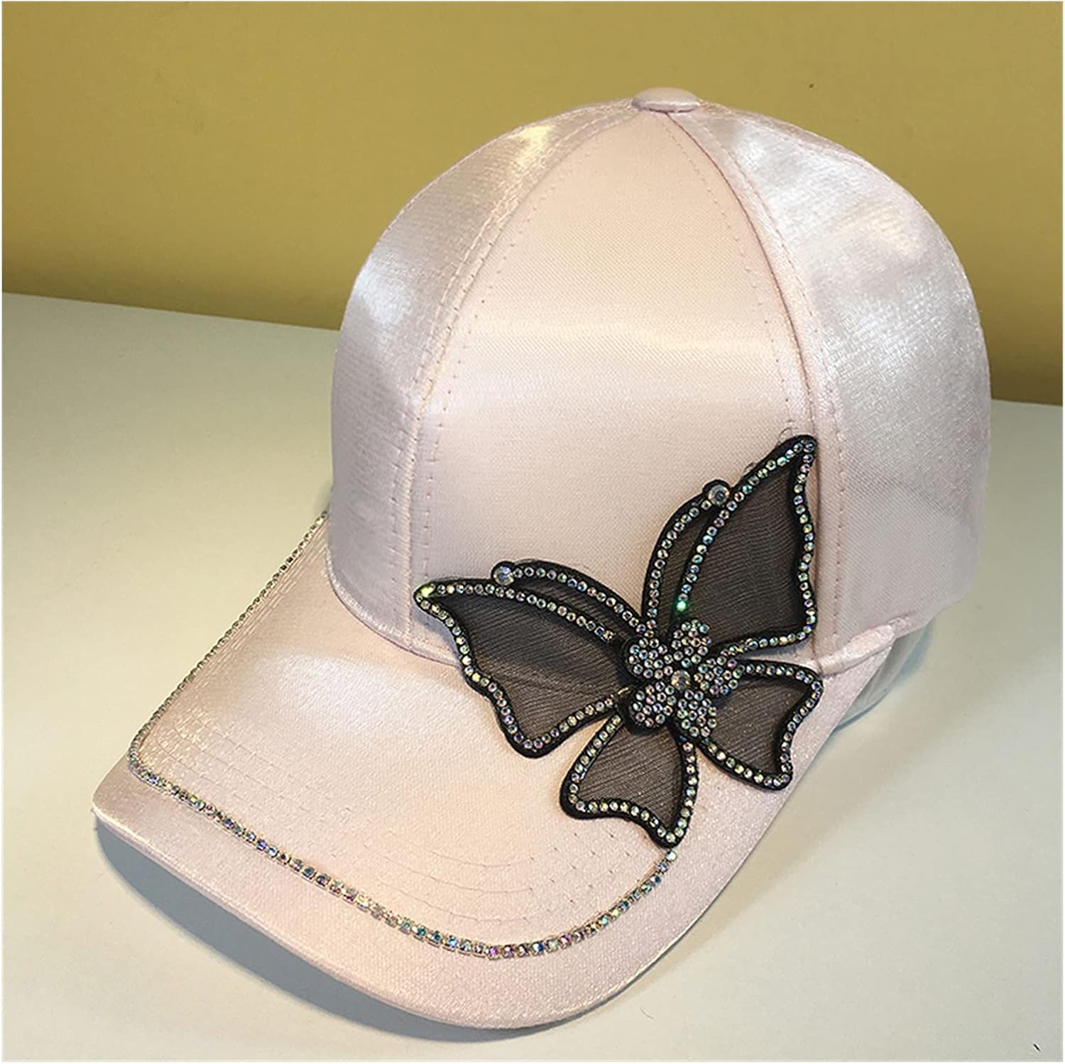 安い ダイヤモンドの帽子を持つ女性のための春と夏のアヒルの帽子 Sun Protectionのためのファッション野球キャップの韓国語版 Color Size 58cm Pink 56