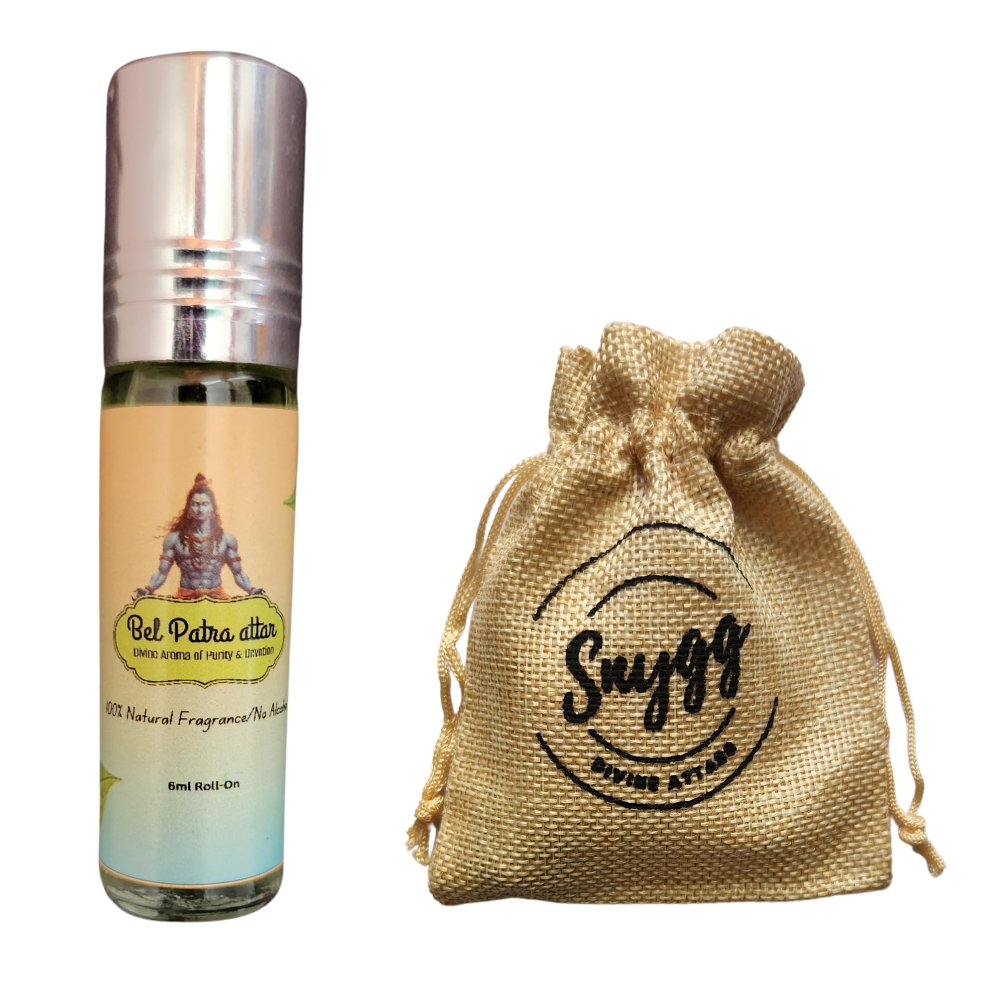 Bel Patra Natural Attar Roll-On, 6ml, Alcohol-Free, Long Lasting Divine Fragrance with Jute Pouch, Attar/Itra for Lord Shiva-image-38