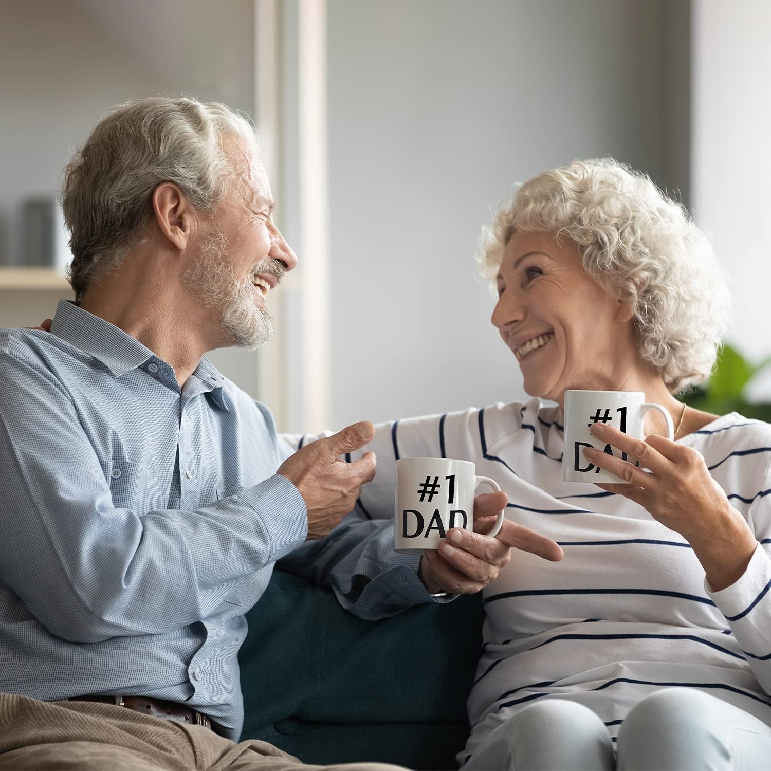 Zenply Best Dada Mug, Dad Coffee Mug, 11 oz, Funny Coffee Mugs Novelty, Dad Christmas Gifts for Father Birthday Presents for Dada Husband Grandpa From Daughter Son Wife, Printed on Both Sides - Image 3