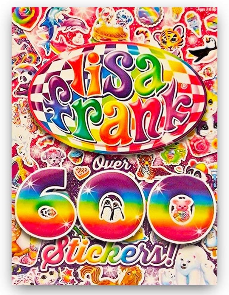 Lisa Frank Sticker Book Over 600 Stickers Toys & Games