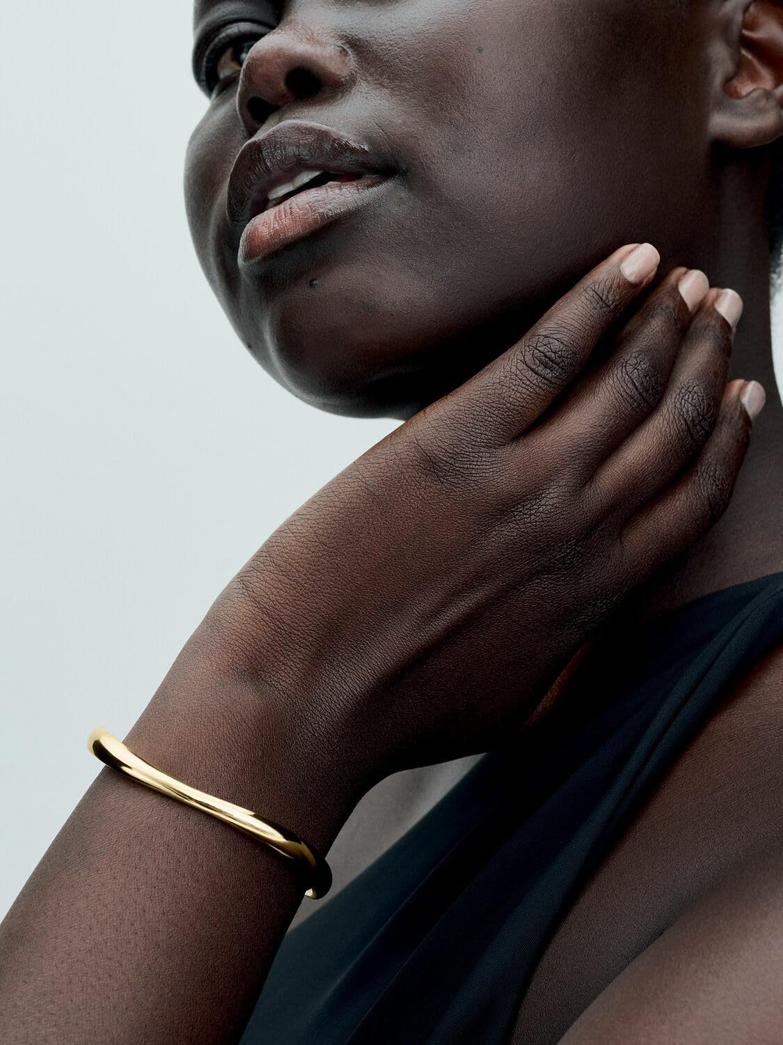 Pandora Essence Armreif, offen, 14-karätig vergoldet