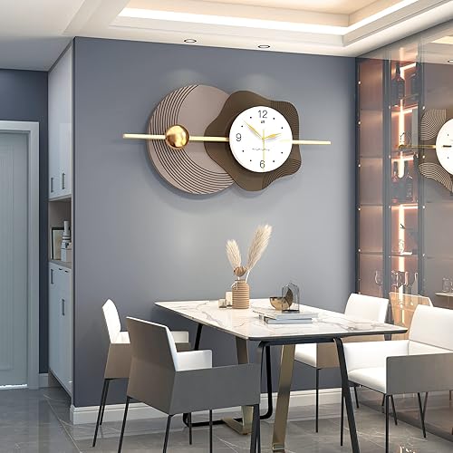 Miniatura 5 de Reloj de pared, nórdico, moderno, elegante, decorativo, grande, reloj de pared para sala de estar, reloj de pared para dormitorio, hotel de oficina,