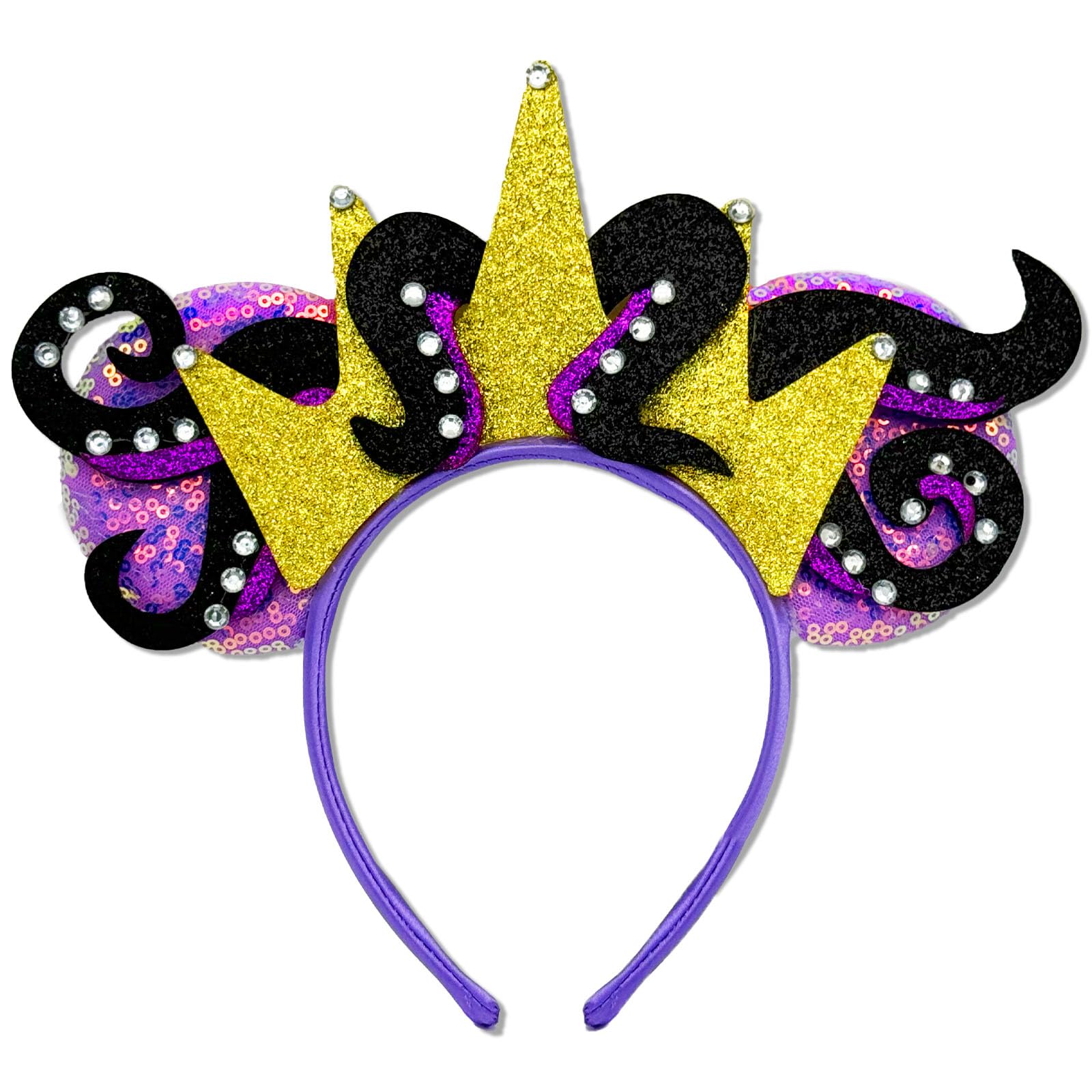 Amazon.com: INLOLLY Halloween Ursula Ears Devil Horns 
