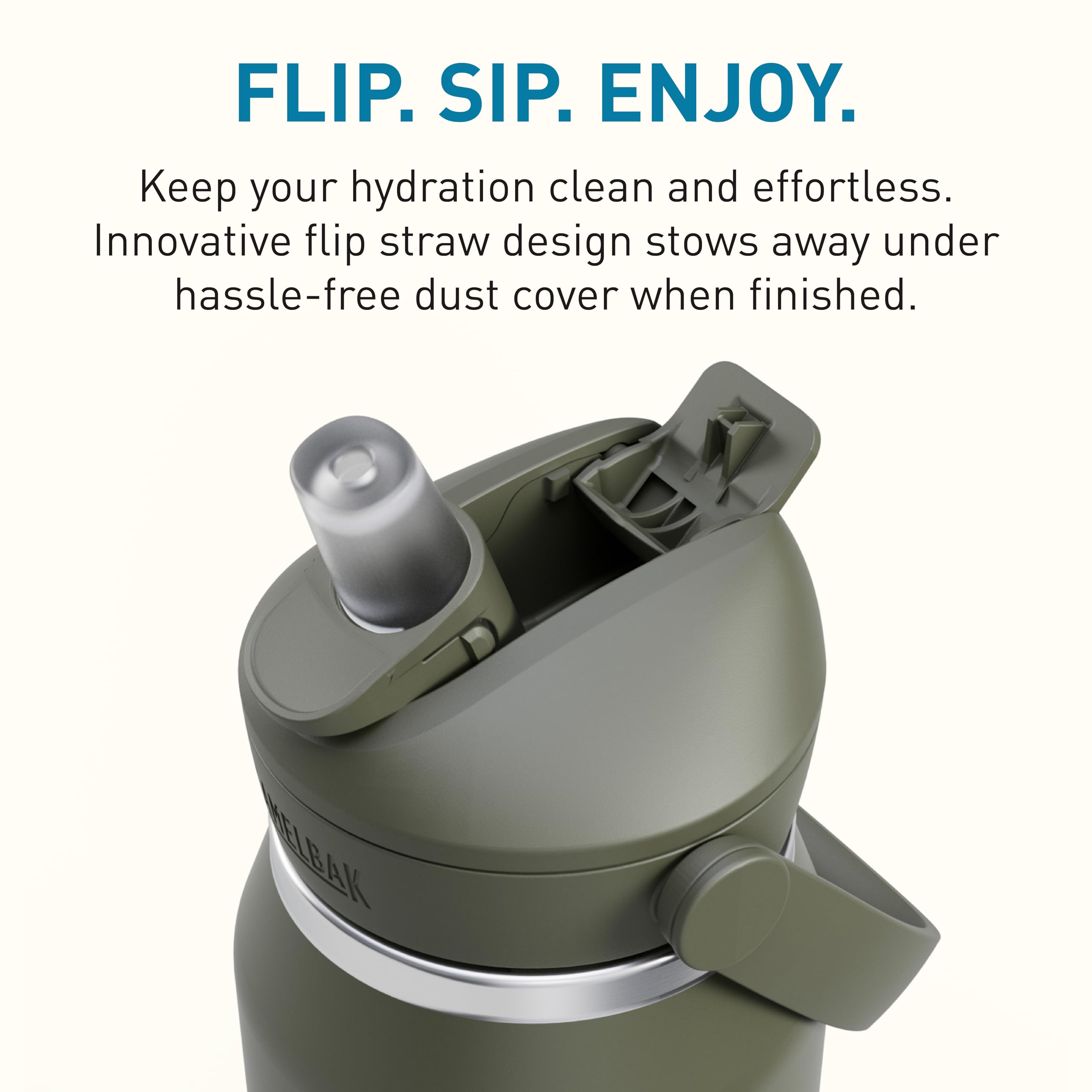 Camelbak Thrive Flip Straw VSS Butelka na wodę Moss 1L