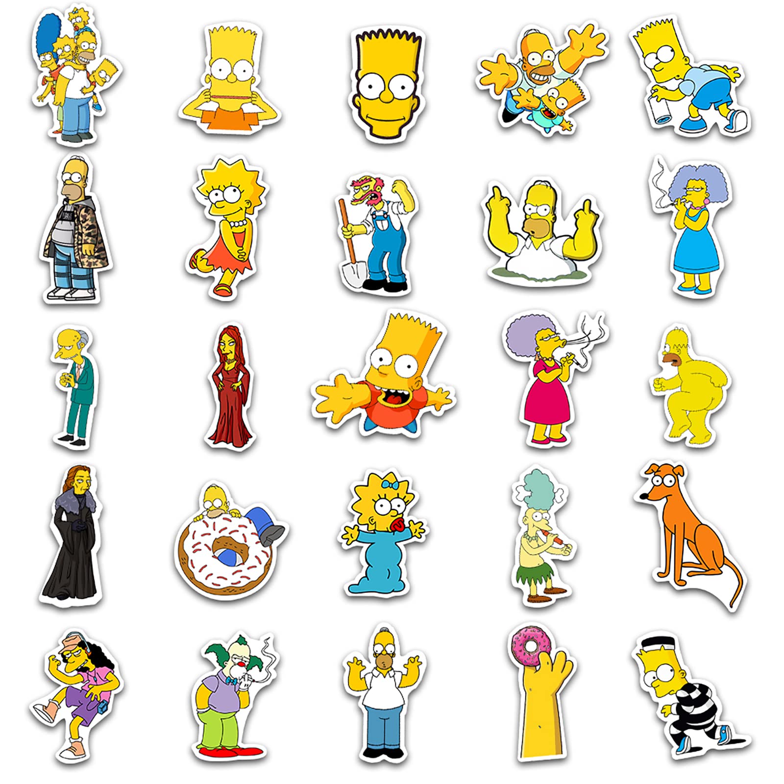 Amazon.co.jp: 50枚forシンプソンズ ステッカー セットアニメfor