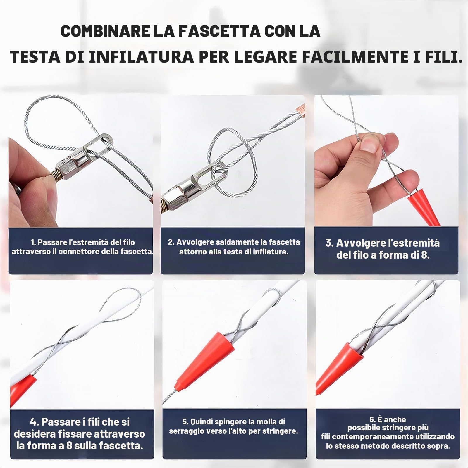 Filo per Infilacavi Elettrico Senza Spazzole 40m/Min - Sonda Passacavi Elettrica con Batteria 25000mah - per Cavi Elettrici E Cablaggio Tubi Edilizia/Idraulica 30m